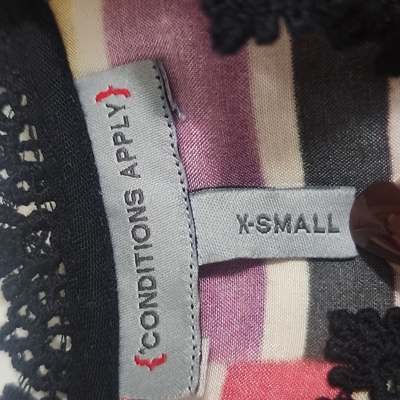 Anthropologie Conditions Apply Flowy Kynsa Tunic Top Colorful Size XS NWOT $128 - Picture 6 of 10